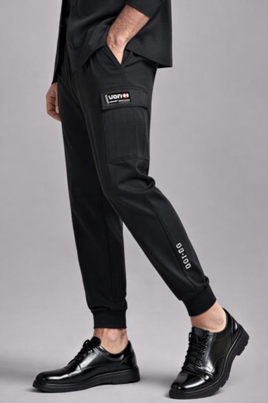 Pantalón jogger cargo de hombre Lasal CHIC NEGRO