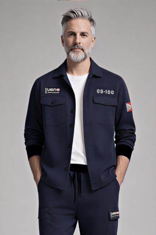 Sobrecamisa de hombre Lasal CHIC azul marino