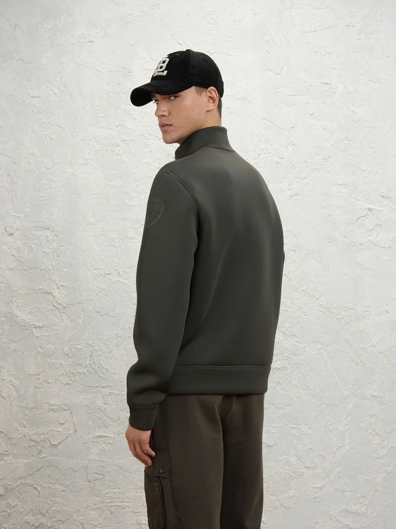 SUDADERA BLAUER ABIERTA SCUBA HALBORN GRIS OSCURO