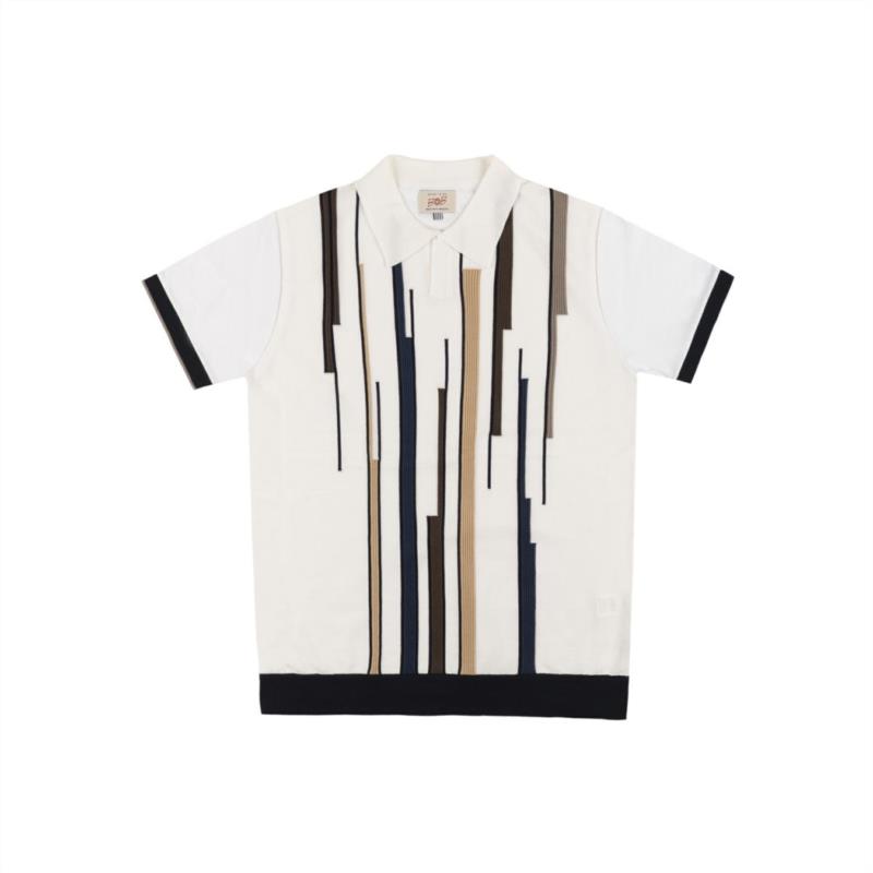 POLO BOB  UOMO MAGLIERIA COTONE LATTE