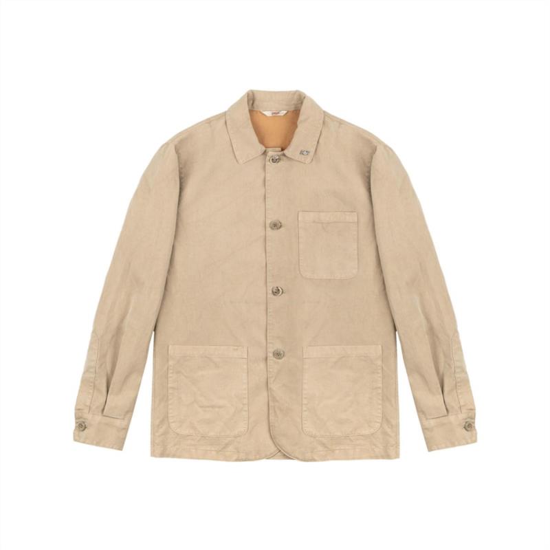 GIACCA CAMICIA BICOLOR SAFARY ARANCIO