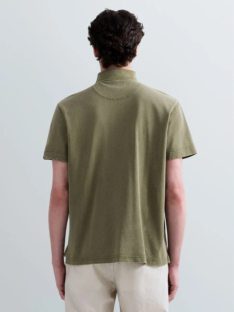 POLO DE PIQUÉ DE ALGODÓN CON BORDADO R