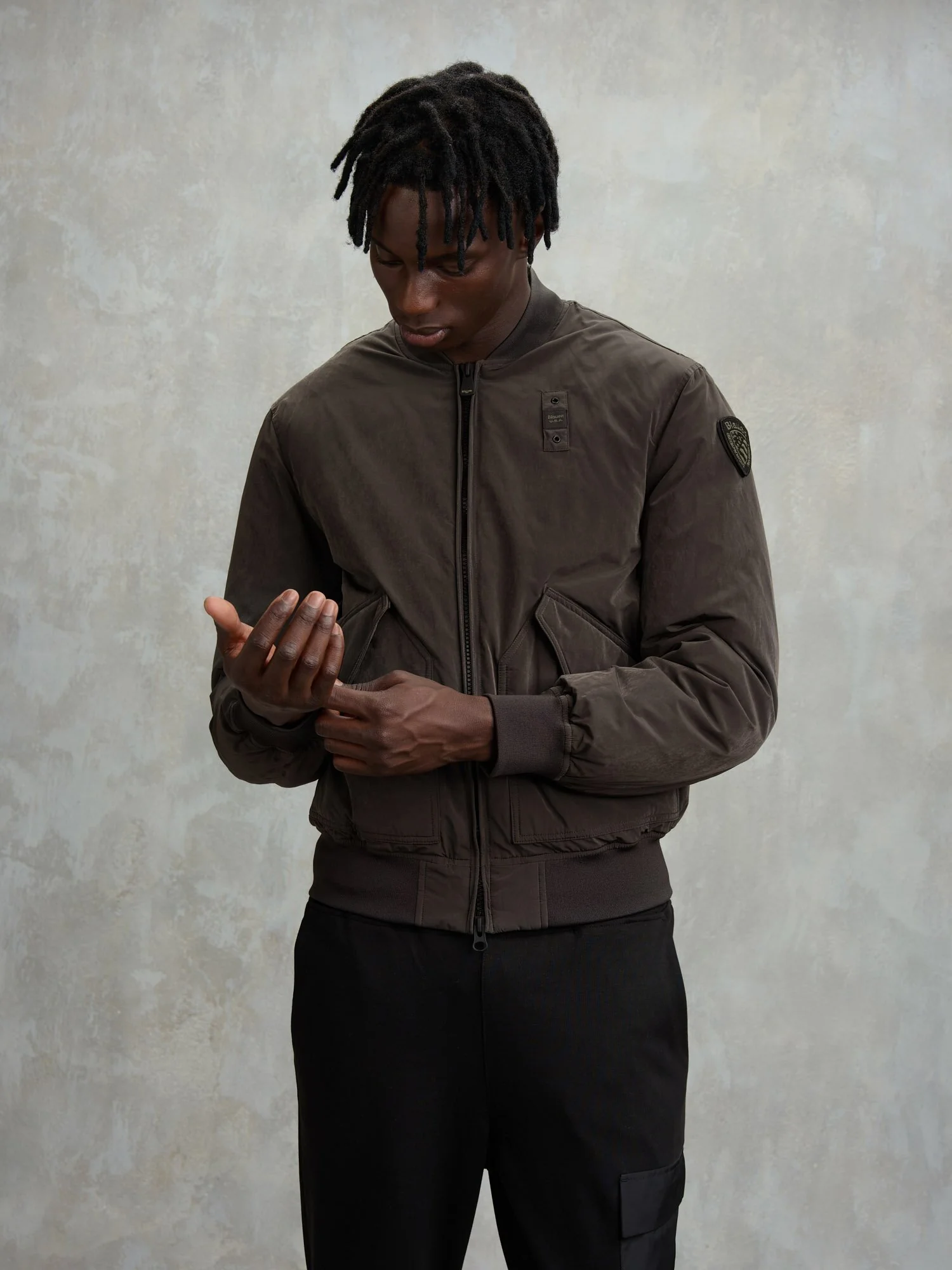 PLUMÍFERO BLAUER HOMBRE RELLENO ARGUS OLIVA