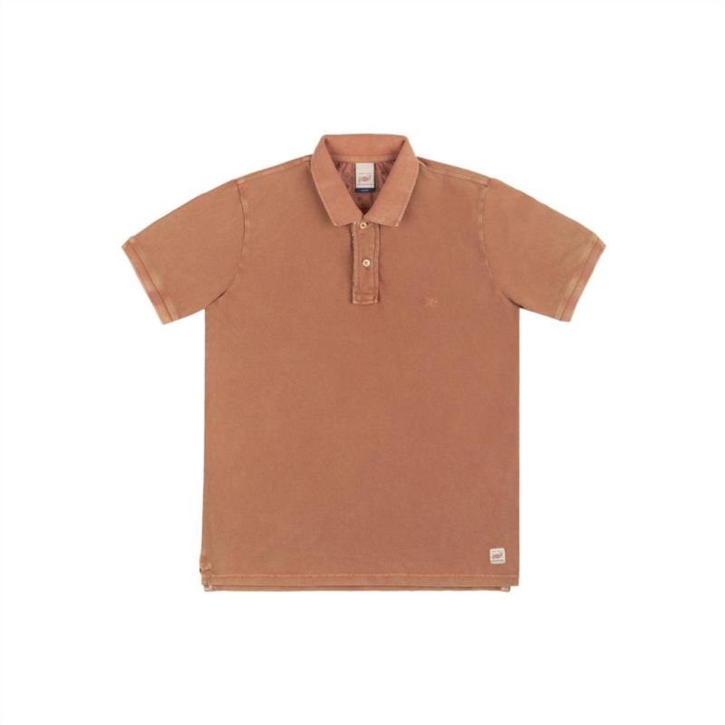 POLO BOB PIQUET CON DETTAGLI STAMPA PESCA