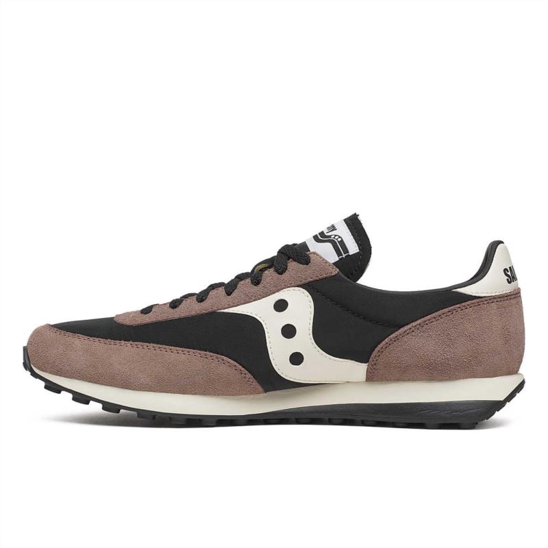 Deportiva Saucony Trainer 80 Black/Tan