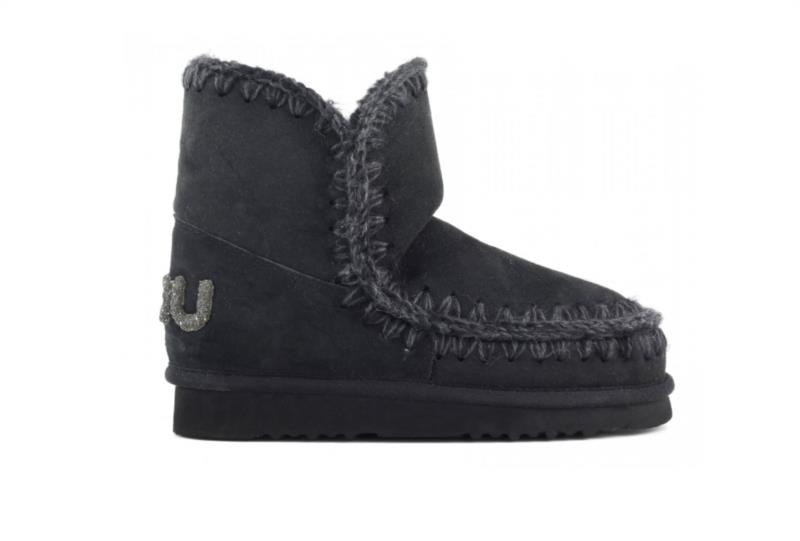 BOTA PARA MUJER MOU ESKIMO 18 GLITTER LOGO BLACK
