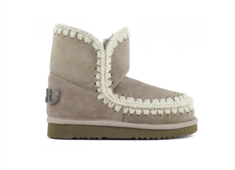 BOTA PARA MUJER MOU ESKIMO 18 GLITTER LOGO ELEPHANT GREY