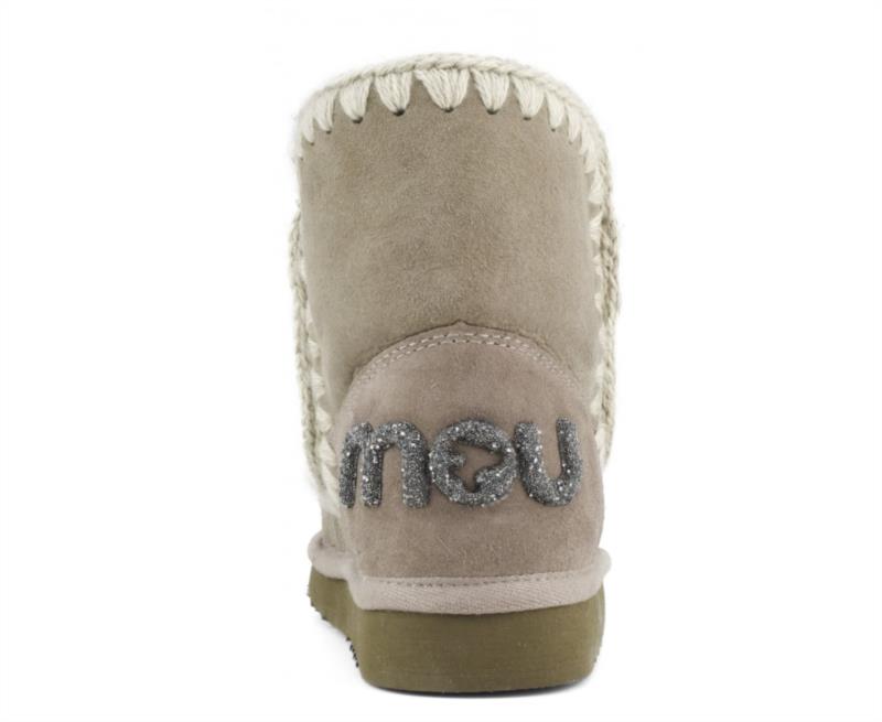 BOTA PARA MUJER MOU ESKIMO 18 GLITTER LOGO ELEPHANT GREY