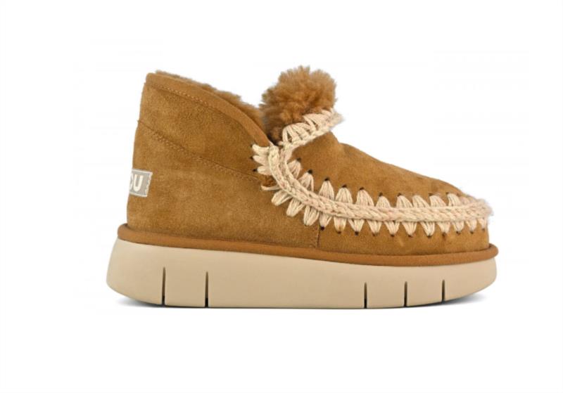 BOTA PARA MUJER MOU ESKIMO BOUNCE SNEAKER COGNAC