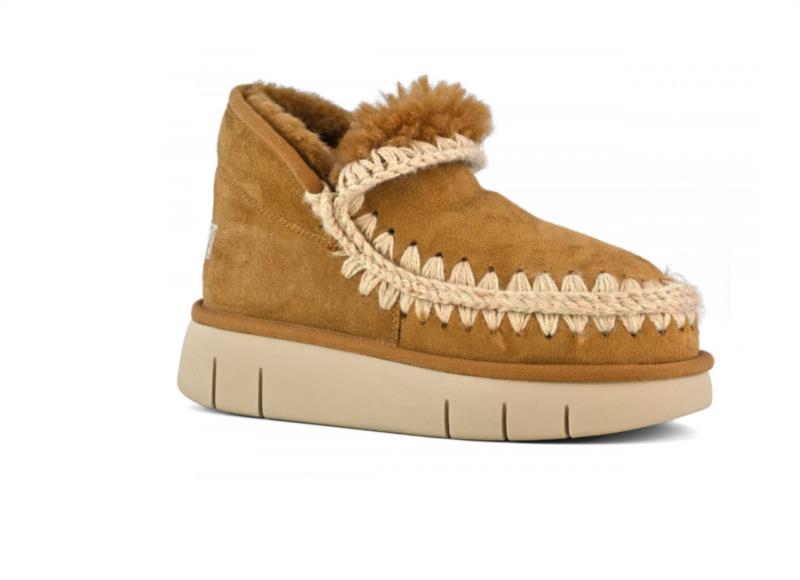 BOTA PARA MUJER MOU ESKIMO BOUNCE SNEAKER COGNAC