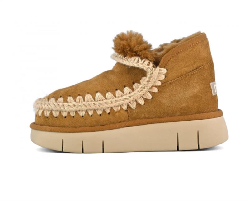 BOTA PARA MUJER MOU ESKIMO BOUNCE SNEAKER COGNAC