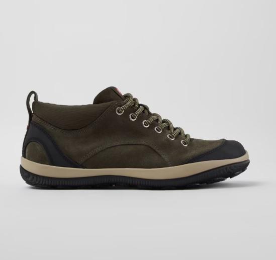 Peu Pista GM GORE-TEX Zapatos de ante y textil en verde y negro para hombre.