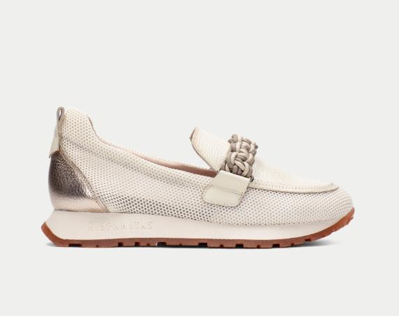 Mocasin Mujer HISPANITAS  KANSAS LATTE/CAVA