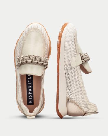 Mocasin Mujer HISPANITAS  KANSAS LATTE/CAVA