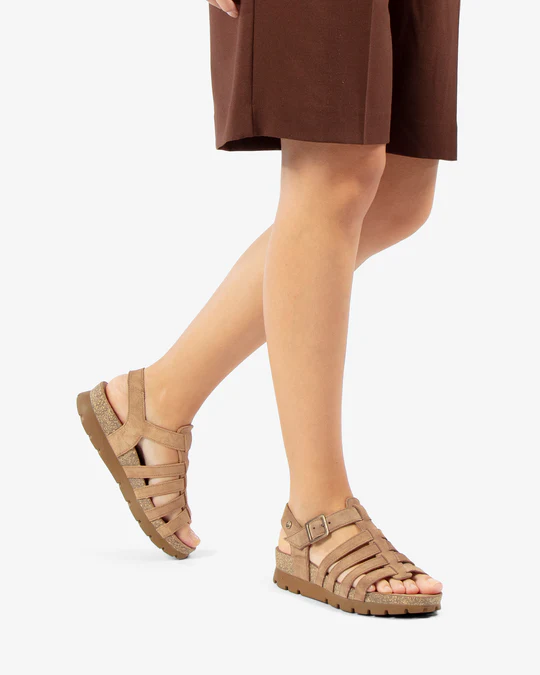 SANDALIA PARA MUJER PANAMA JACK SASHA B2 CUERO