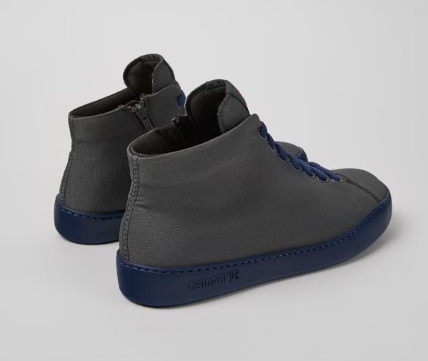 CAMPER PEU TOURNING Sneakers altas GREY de tejido para hombre.