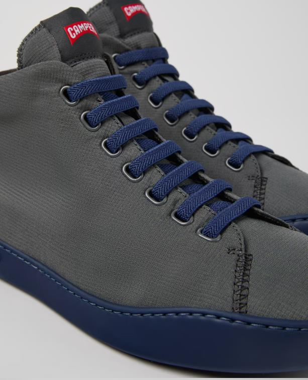 CAMPER PEU TOURNING Sneakers altas GREY de tejido para hombre.
