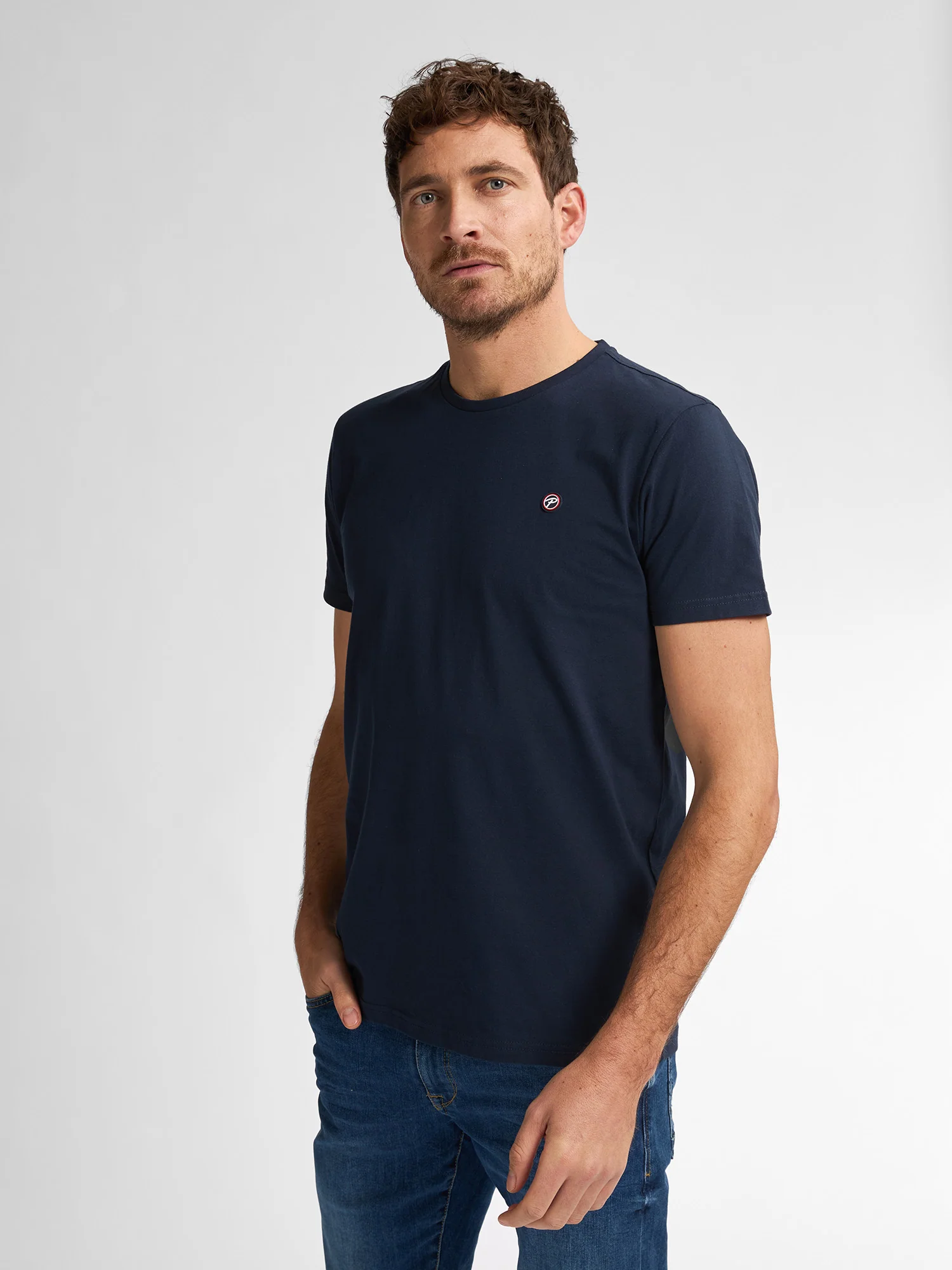 Camiseta con logo Windward navy