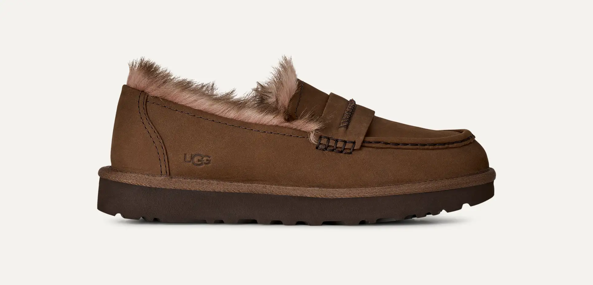 Mocasin UGG Mujer Mocasines de nobuk Ellis DARK CHESTNUT