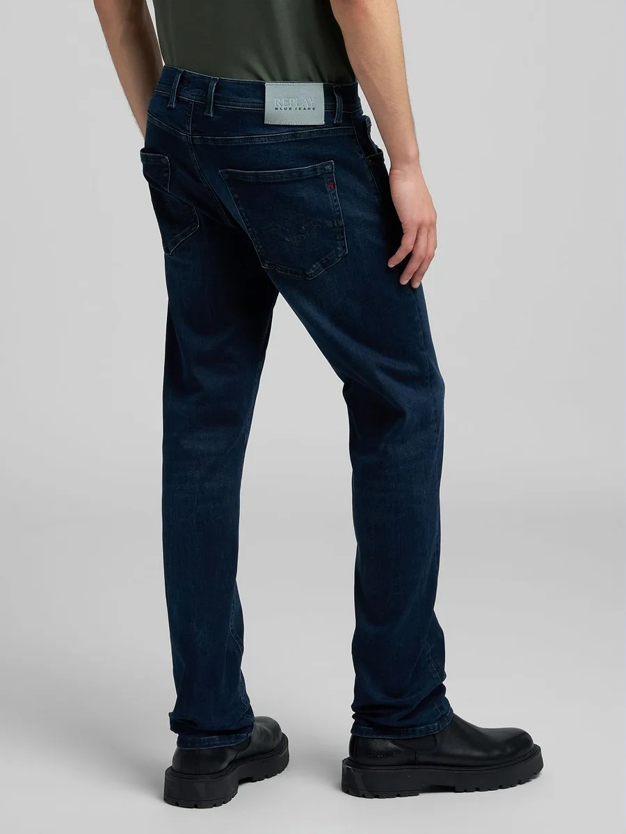 VAQUEROS REPLAY SLIM FIT ANBASS DARK BLUE