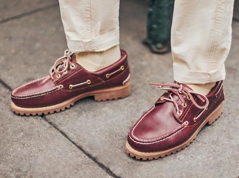 Náuticos Timberland® Authentic para hombre en burdeos Timberland