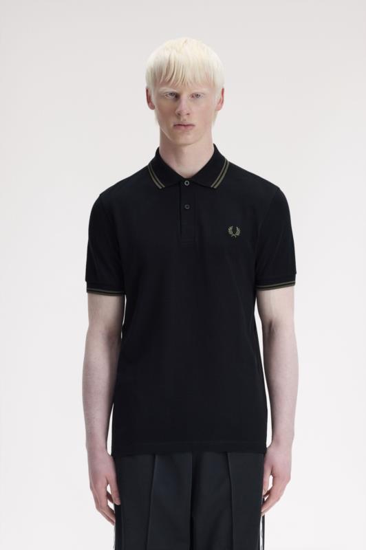 POLO FRED PERRY NEGRO