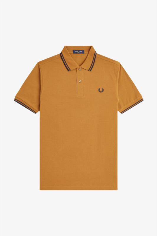 POLO FRED PERRY CARAMELO