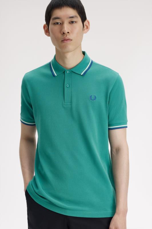 POLO FRED PERRY VERDE MENTA