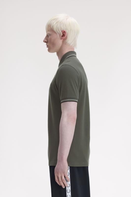 POLO FRED PERRY VERDE CAMPO