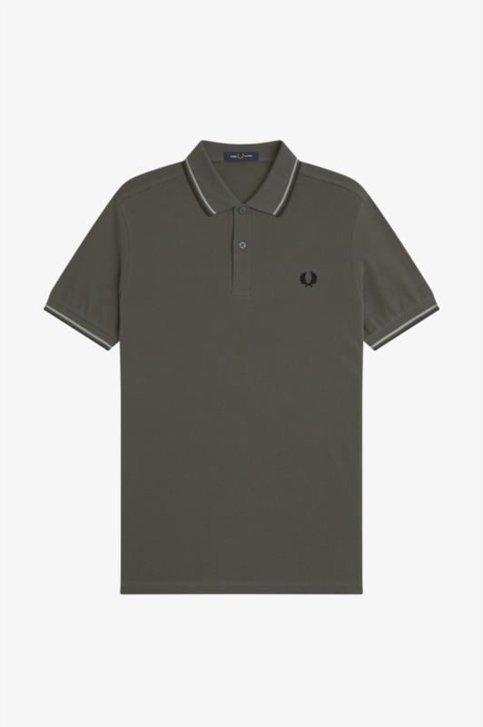 POLO FRED PERRY VERDE CAMPO