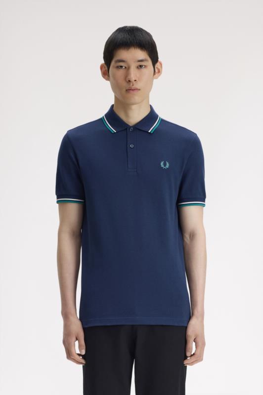 POLO FRED PERRY AZUL TENIS