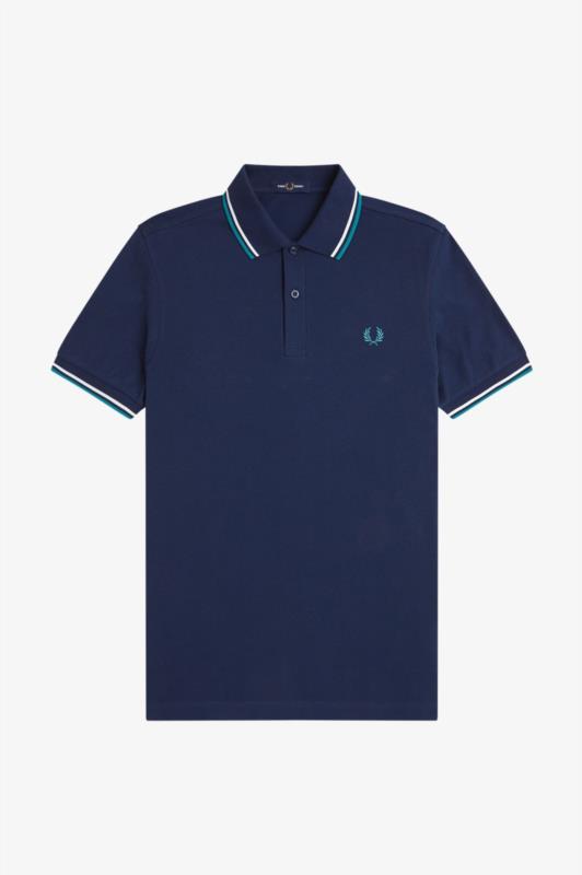 POLO FRED PERRY AZUL TENIS