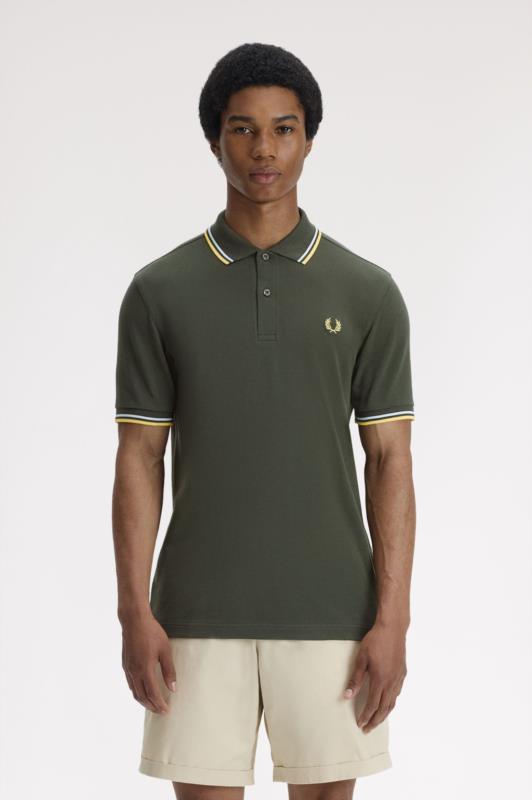 POLO FRED PERRY VERDE OSCURO