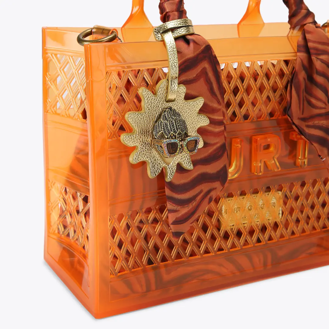  Bolso Kurt Geiger London JELLY SM TOTE BAG ORANGE