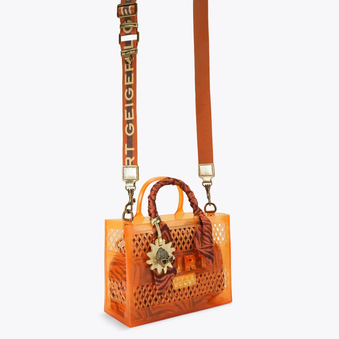  Bolso Kurt Geiger London JELLY SM TOTE BAG ORANGE