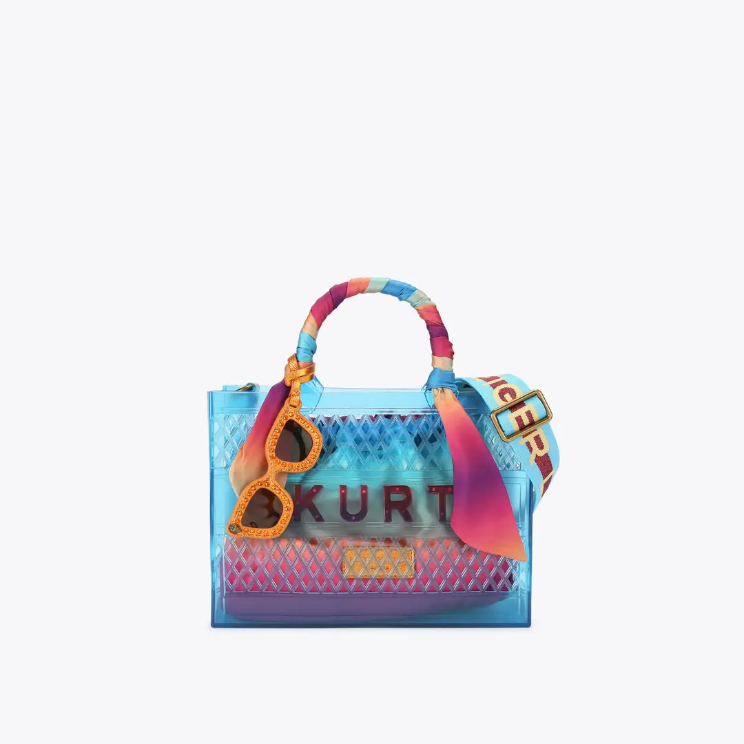  Bolso Kurt Geiger London JELLY SM TOTE BAG AZUL