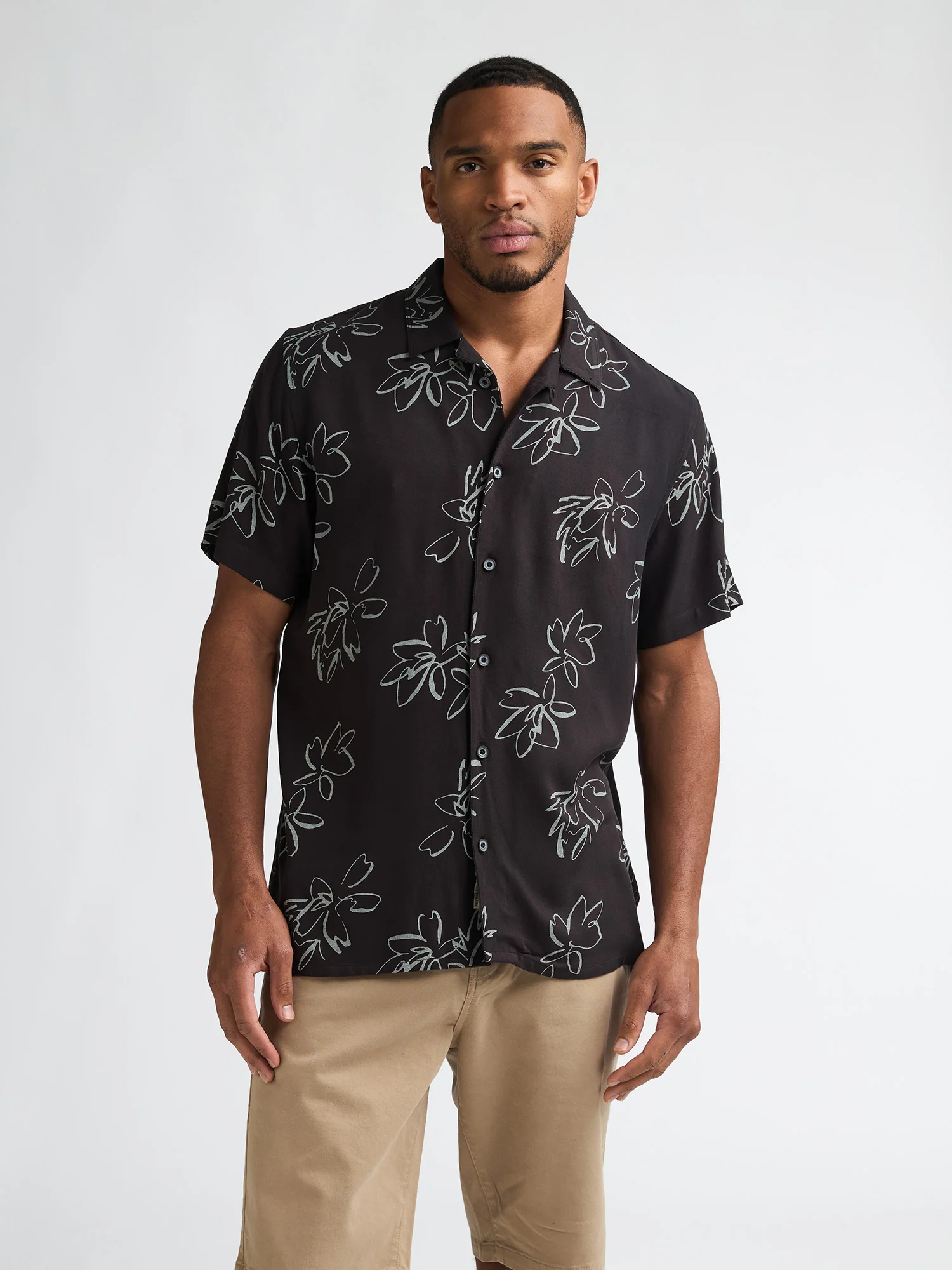 CAMISA ESTAMPADA NEGRO