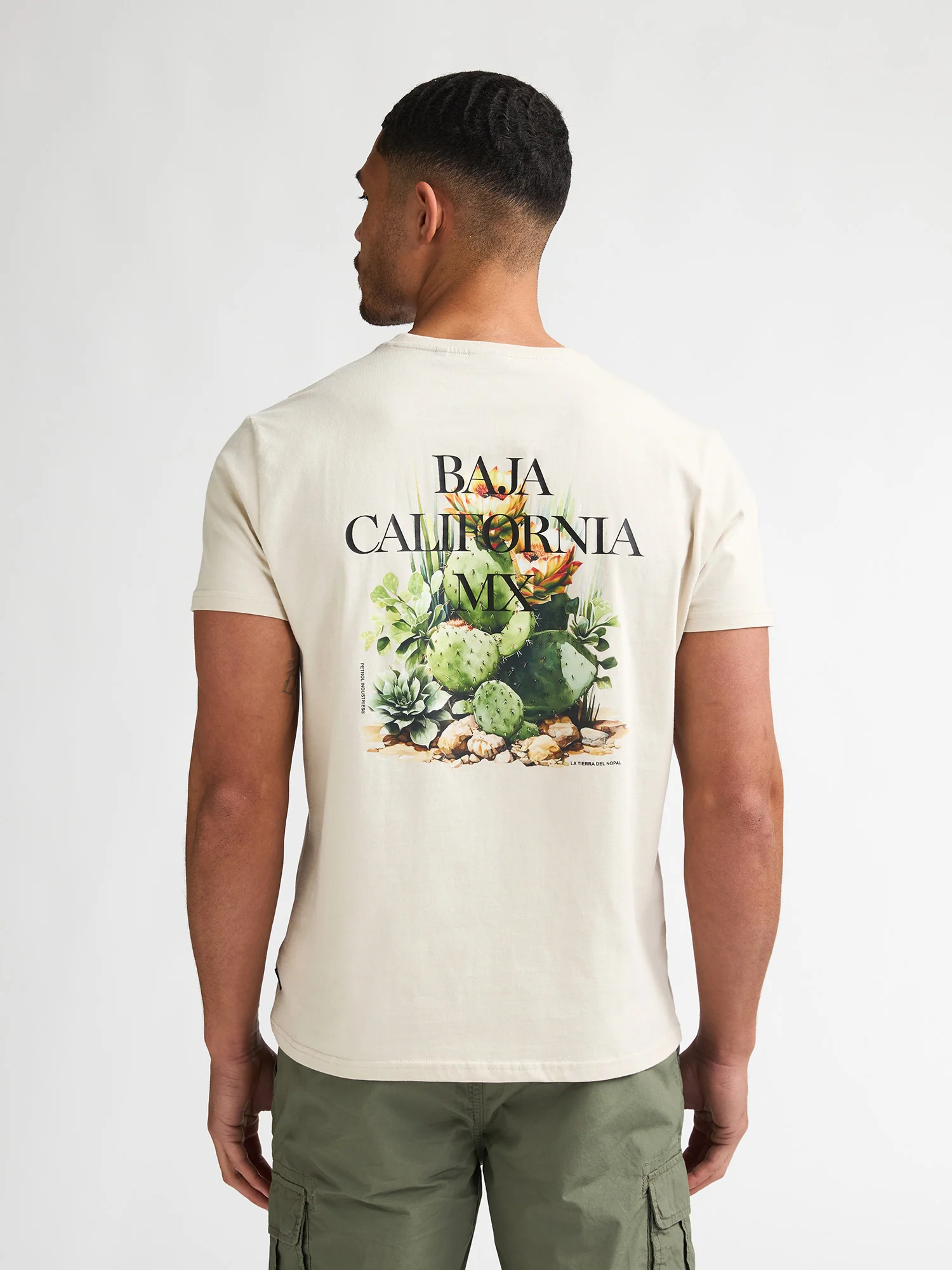 Camiseta baja California Beig