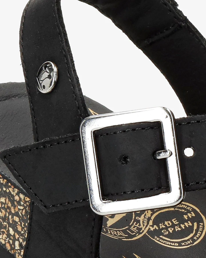 SANDALIA PARA MUJER PANAMA JACK SASHA B1 NEGRO