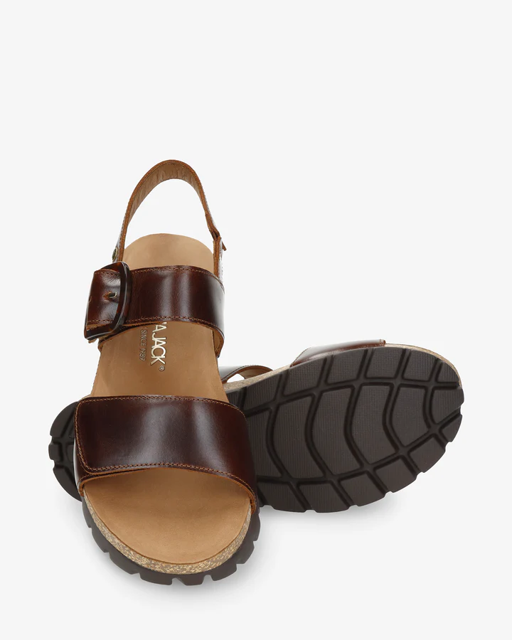 SANDALIA PARA MUJER PANAMA JACK SARA CLAY B1 CUERO