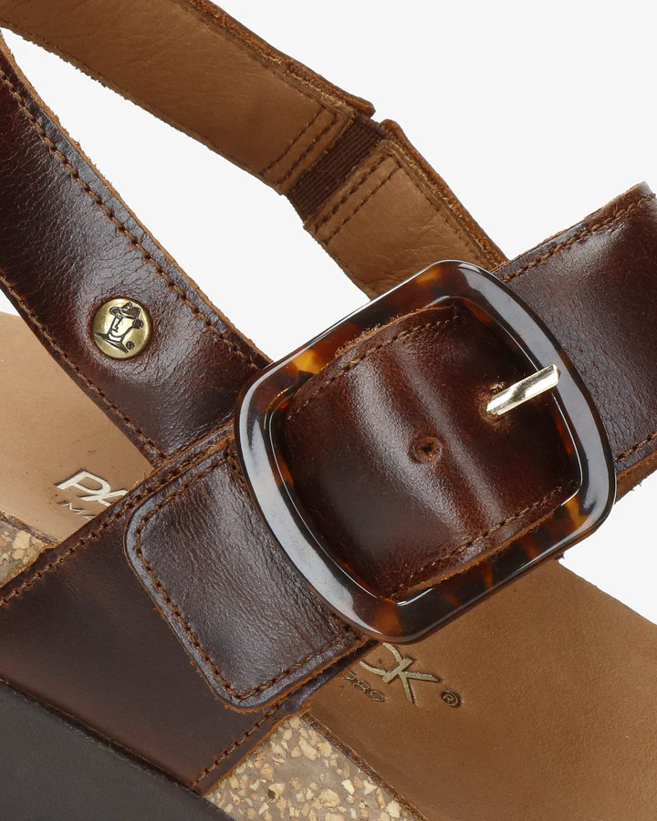 SANDALIA PARA MUJER PANAMA JACK SARA CLAY B1 CUERO