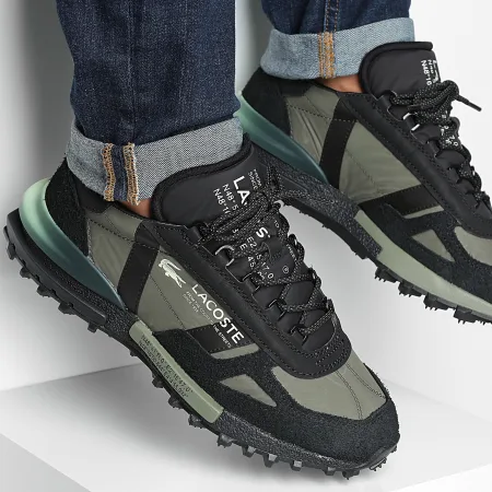 Zapatillas de hombre LACOSTE Elite Active BLACK/GREEN