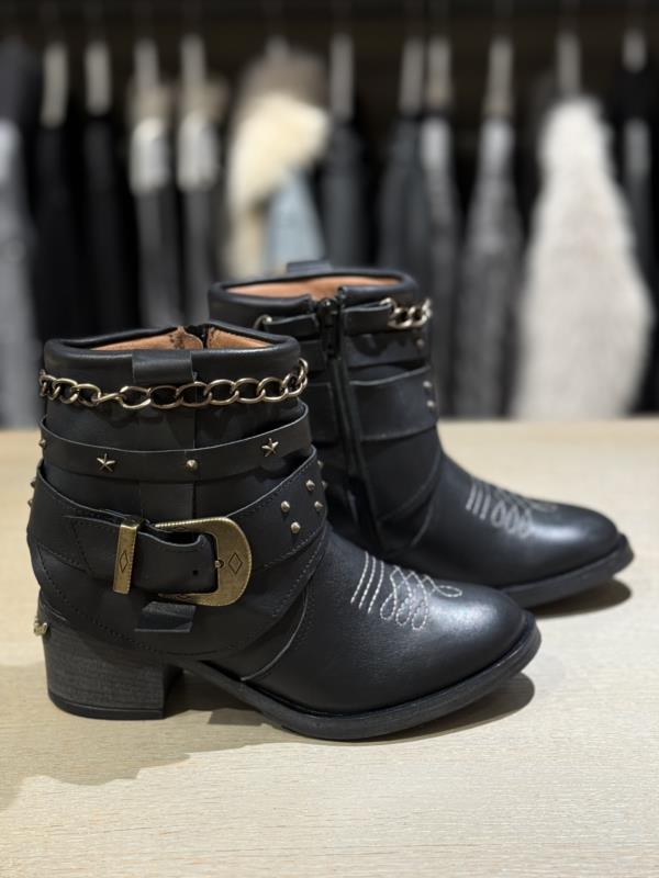 BOTIN MUJER NEMONIC 2488 NEGRO