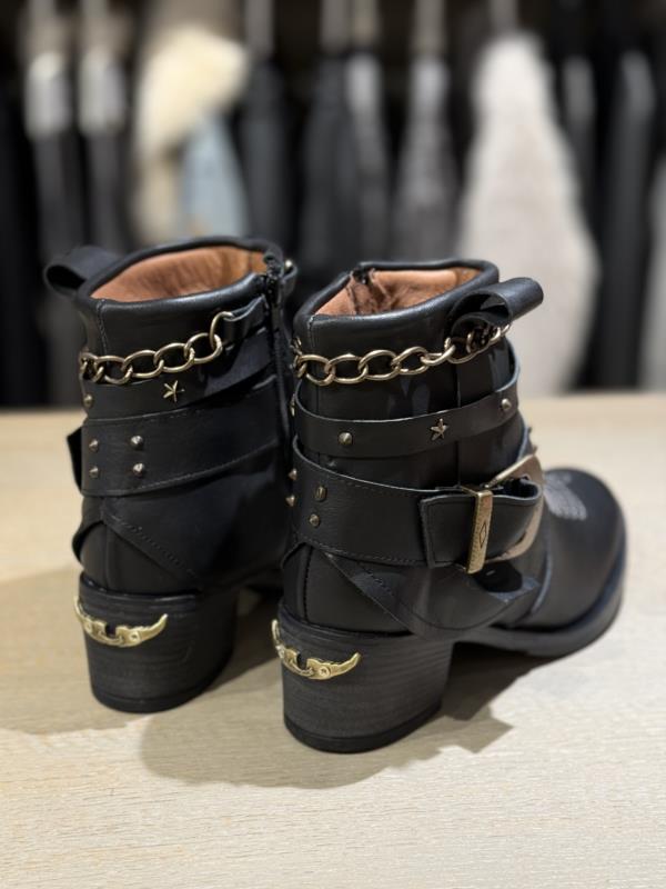 BOTIN MUJER NEMONIC 2488 NEGRO