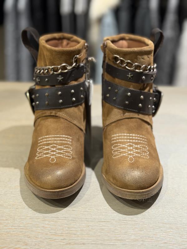 BOTIN MUJER NEMONIC 2047 TABACCO