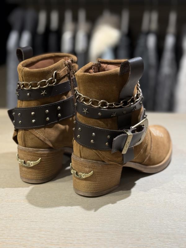 BOTIN MUJER NEMONIC 2047 TABACCO