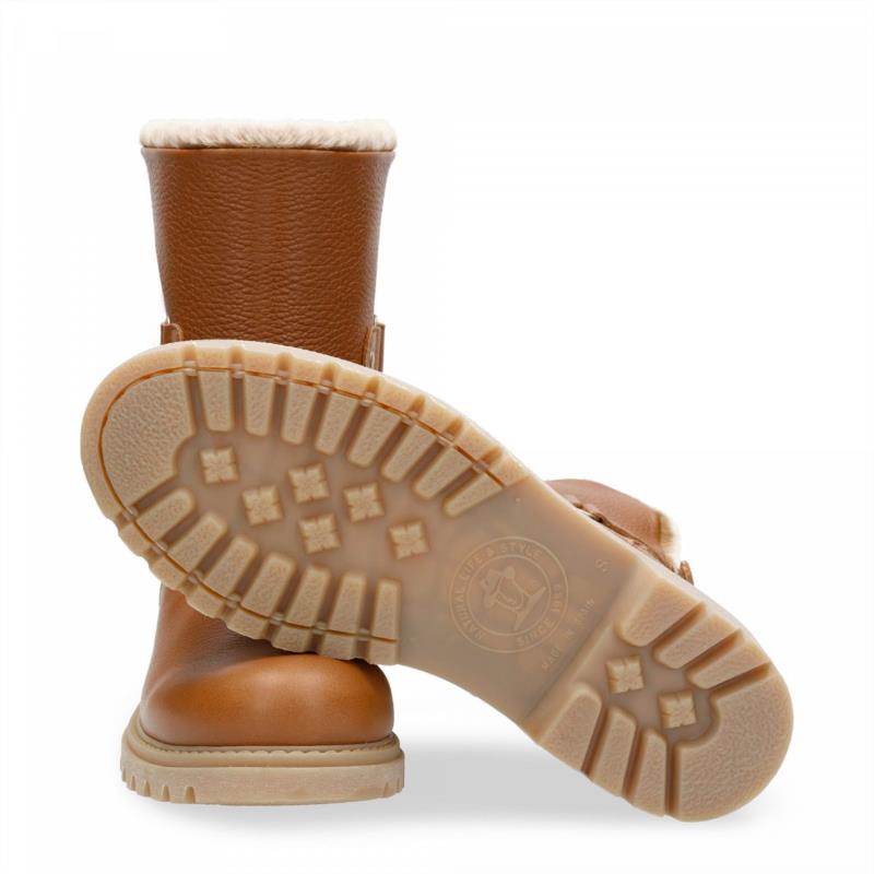 BOTA DE PIEL PANAMA JACK PARA MUJER CON FORRO INTERIOR DE PELO