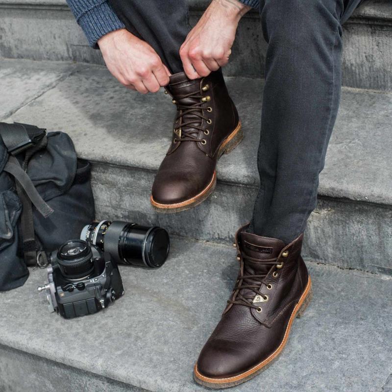 BOTA DE PIEL PANAMA JACK PARA HOMBRE CON FORRO INTERIOR DE GORE-TEX®