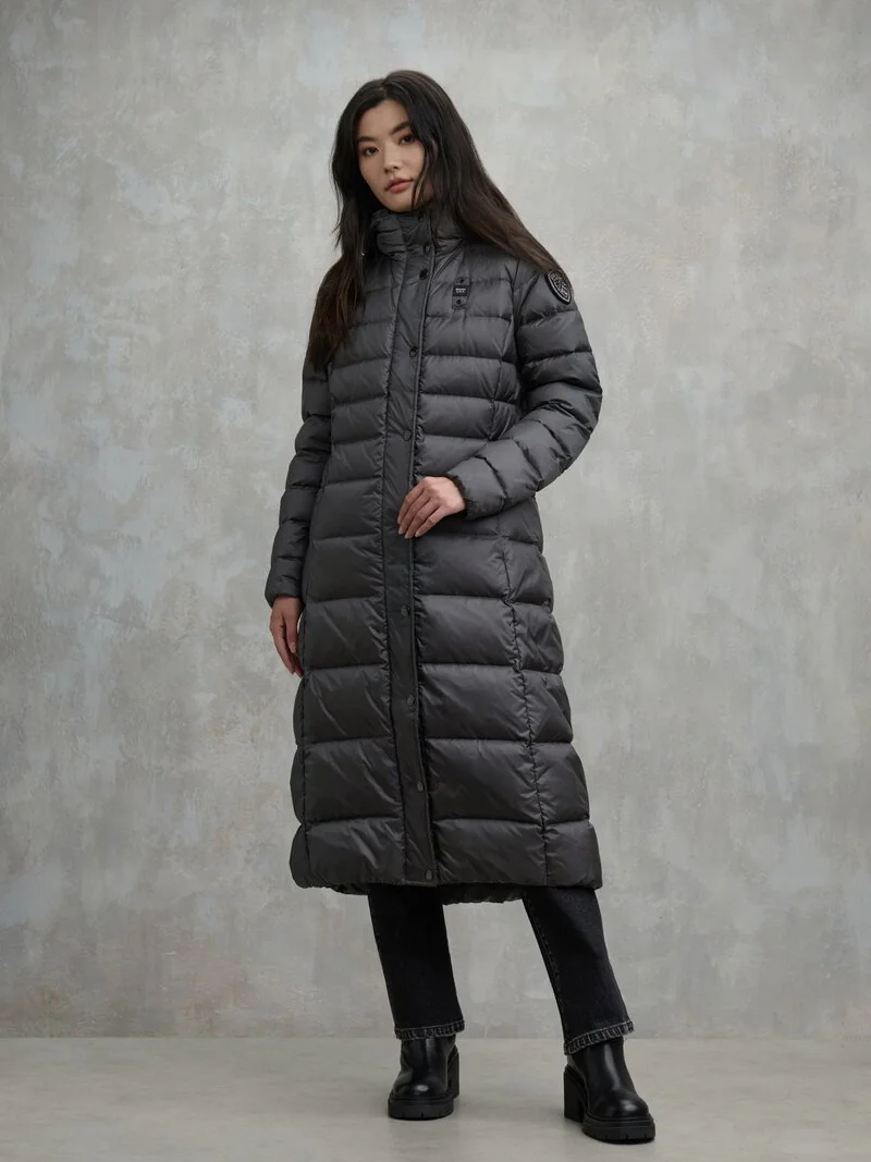 PLUMÍFERO LARGO ENTALLADO ANITA GREY