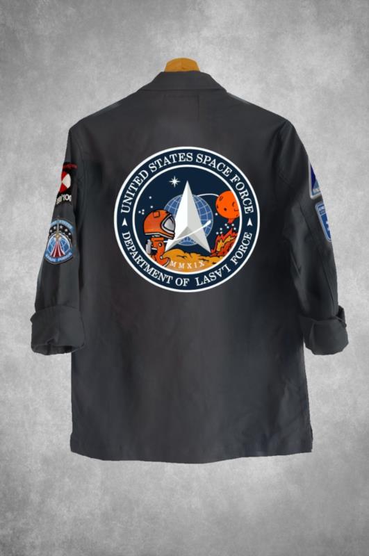 Sobrecamisa de hombre Lasal UNITED NEGRO